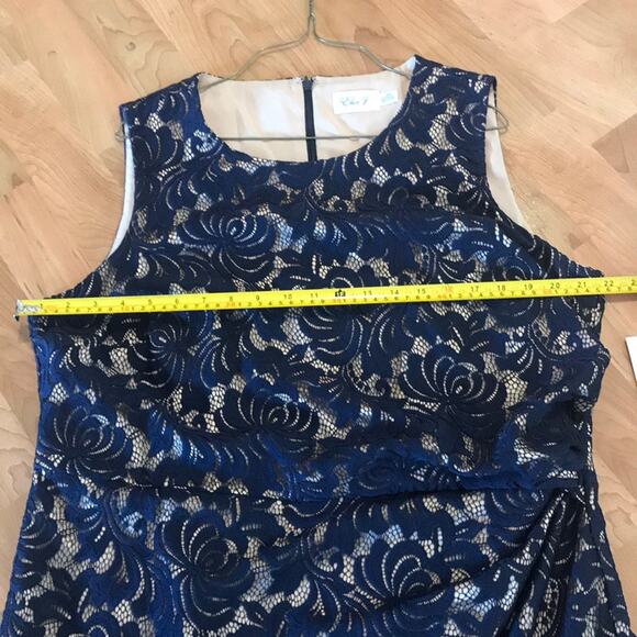 NWT Eliza J Women’s Plus Size Dress Navy size 16 - Picture 7 of 8